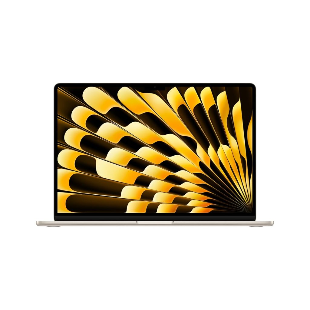 Apple 2025 MacBook Air (15-inch, Apple M4 chip with 10-core CPU and 10-core GPU, 16GB Unified Memory, 256GB) - Starlight