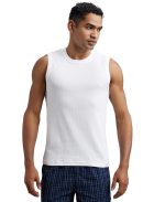 Jockey 9930 Men's Super Combed Cotton Rib Solid Slim Fit Round Neck Muscle Vest