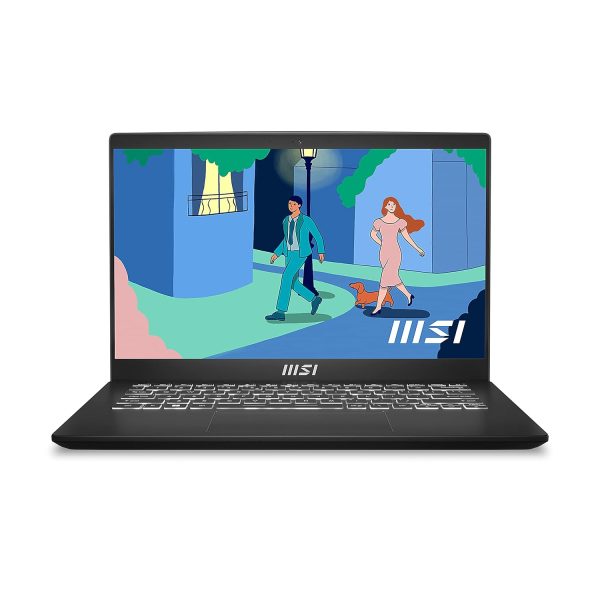 MSI Modern 14, AMD 7th Gen. Ryzen 7 7730U, 36CM FHD 60Hz Laptop(16GB/512GB NVMe SSD/Windows 11 Home/MSO 2021/AMD Radeon Graphics/Classic Black/1.4Kg), C7M-285IN