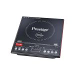 Prestige Iris Plus 1600 Watts Induction Cooktop with Automatic Voltage Regulator | Indian Menu Option |Anti-Magnetic Wall | Timer with User Pre-set | 1 Year Warranty | Black
