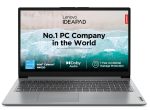 Lenovo IdeaPad Slim 1 Intel® Celeron® N4020 15.6 inch (39.6cm) Thin & Light Laptop (8GB RAM/512GB SSD/Windows 11 Home/Office Home & Student 2024/1Yr ADP Free/Cloud Grey/1.54Kg), 82V700L2IN