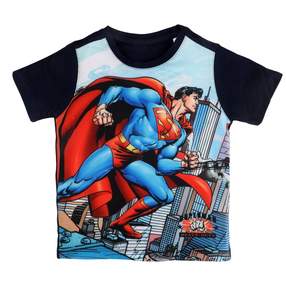 Superman by Wear Your Mind Boy's Regular Fit T-Shirt