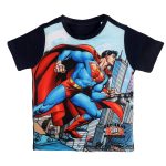 Superman by Wear Your Mind Boy's Regular Fit T-Shirt