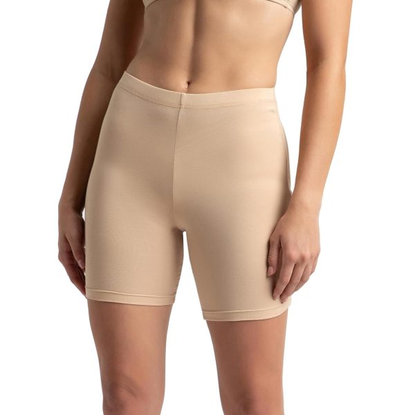 Jockey 1529 Women's High Coverage Super Combed Cotton Elastane Stretch Mid Waist Shorties with Concealed Waistband