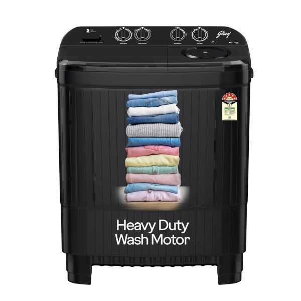Godrej 10 Kg 5 Star With Roller Coaster Wash Technology Semi-Automatic Top Load Washing Machine (WSEDGE NEO 100 5.0 PB3 SLGR, Slate Grey)