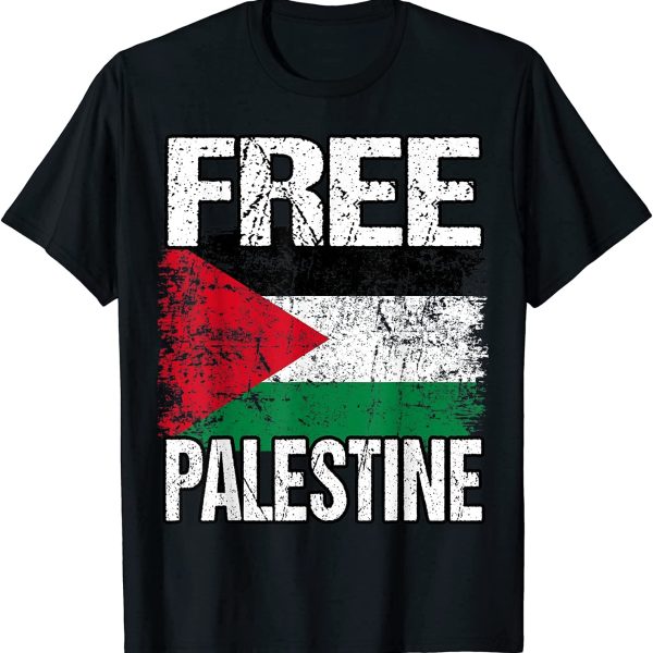 APSRA TRADER Free Palestine Unisex T-Shirt Men Women Fathers Day Mothers her him dad mom Son Daughter Birthday ds195 T-Shirt Cotton T-Shirt - Regular Fit, Printed T-Shirts for Men 3131
