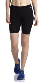 LAVOS Women Under Dress Sports Cycling Shorts, Bamboo Cotton Activewear Yoga Gym Workout Anti-Bacterial Uniform, Elastic Mid Waist Shorties Tights for Womens and Girls