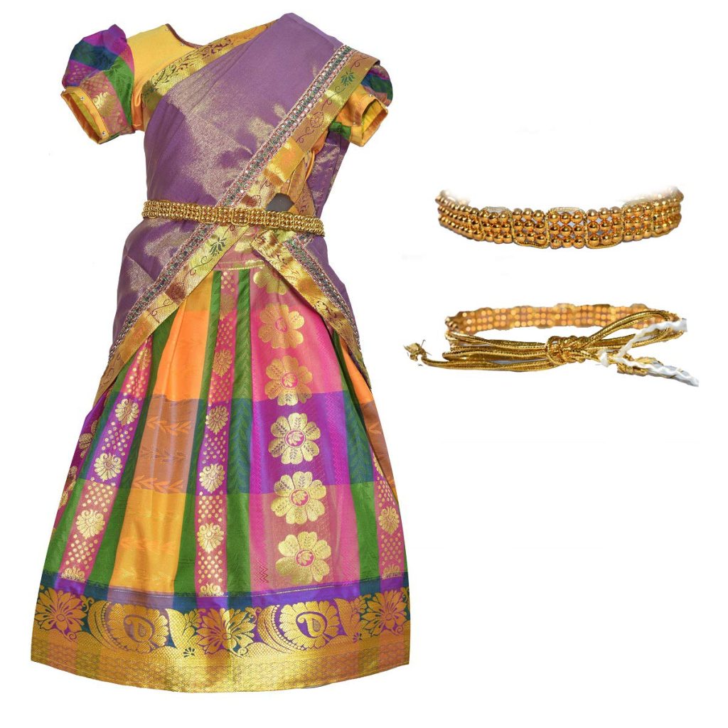 AMIRTHA FASHION Girls Traditional Lehenga Choli(AMFRHSG - $P)