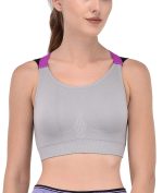 Dilency Sales Sports Bra for Women's/Girls (Gym,Yoga,Running,Workout) (Removable Pads) (30 to 34 Size)