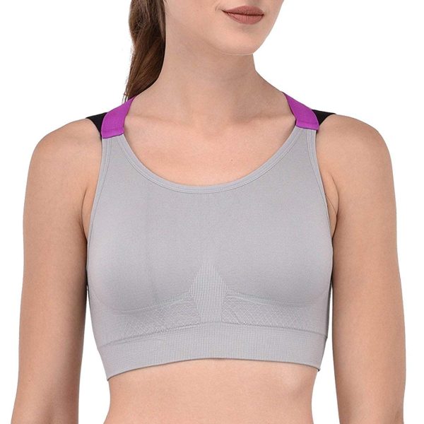 Dilency Sales Sports Bra for Women's/Girls (Gym,Yoga,Running,Workout) (Removable Pads) (30 to 34 Size)