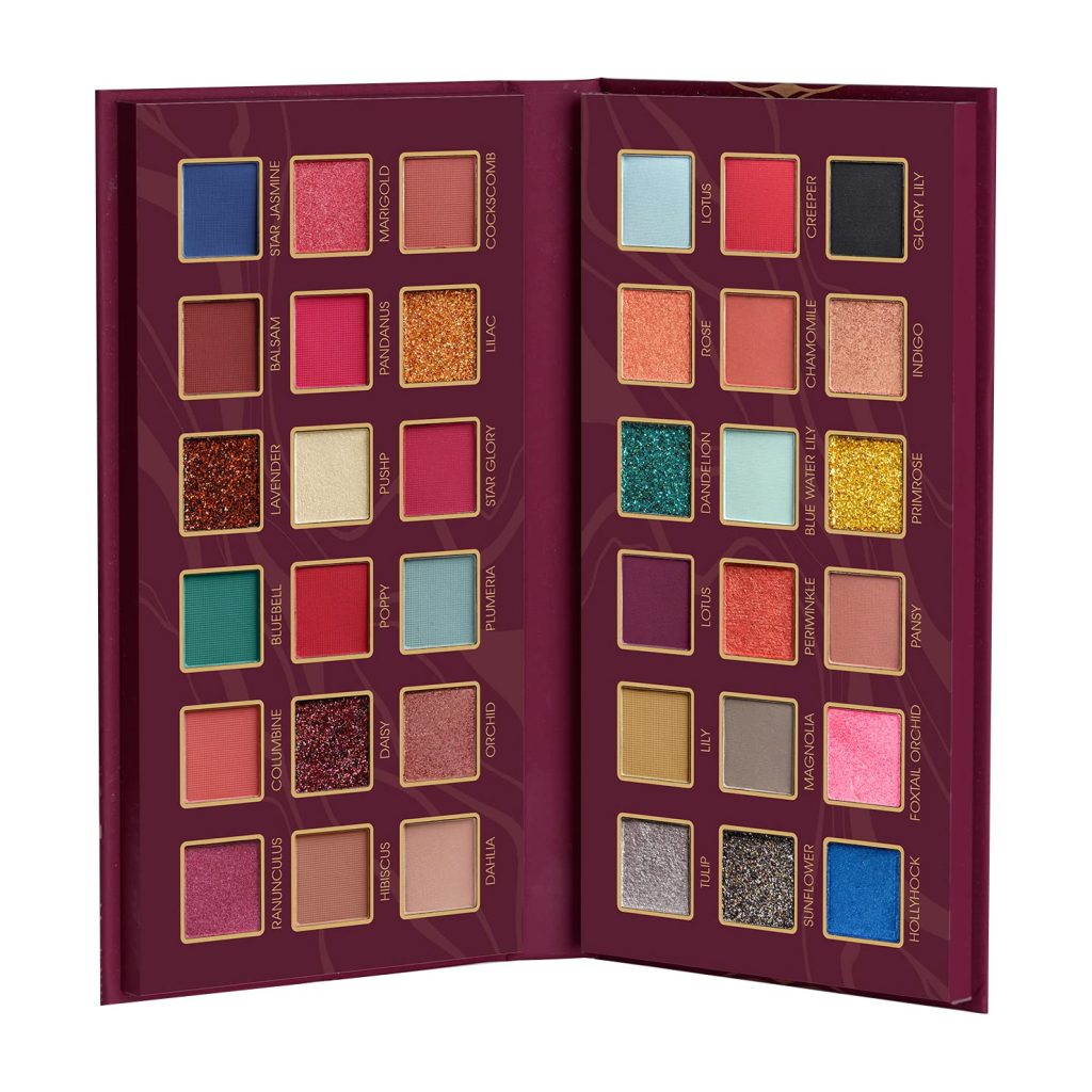 COLORS QUEEN Shringar Eyeshadow Palette | 36 Ultra Pigmented Colors Long Wearing And Easily Blendable Eye Makeup |36 Matte, Shimmer & Glitter Shades (54G), Multicolor