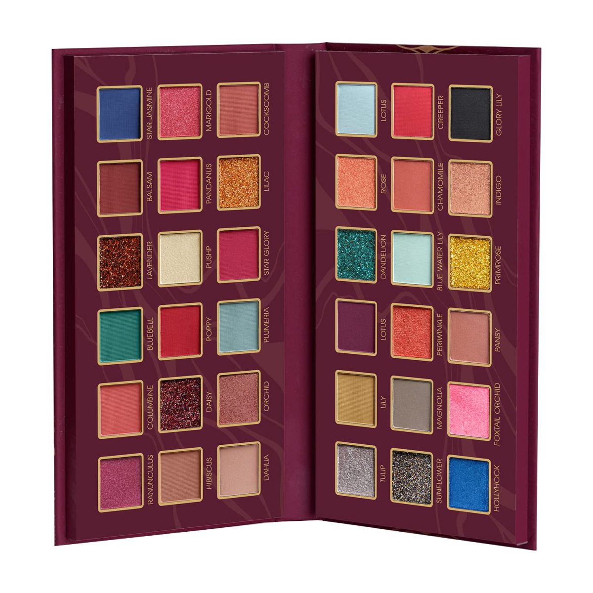 COLORS QUEEN Shringar Eyeshadow Palette | 36 Ultra Pigmented Colors Long Wearing And Easily Blendable Eye Makeup |36 Matte, Shimmer & Glitter Shades (54G), Multicolor
