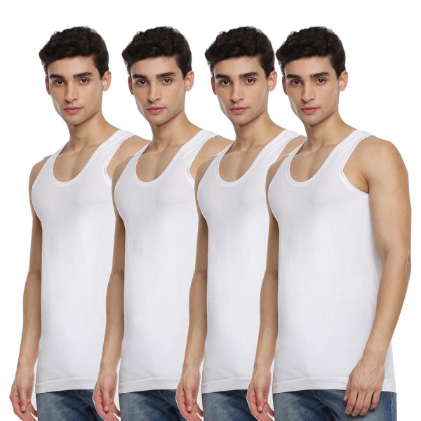 RAMRAJ COTTON Men's Solid Regular Fit Vest