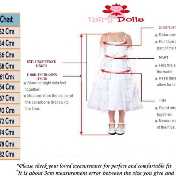 Fairy Dolls Baby Girl's Bubble Hem Knee Length Dress