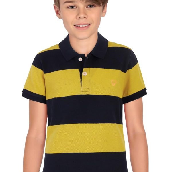 Allen Solly Boy's Cotton Regular Fit Polo T-Shirt