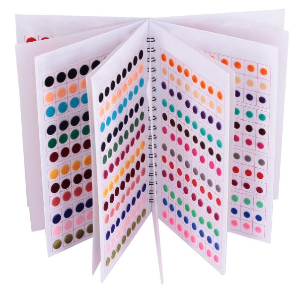VAMA Self-Adhesive Skin Simple Plain Round Multicolour Kumkum Sticker Bindiya Bindis Spiral Bindi Booklet for Women (Pack of 948 - Bindi Book)17 x 10 x 1 Centimeters