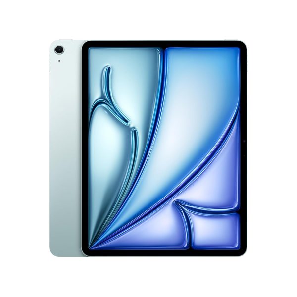 Apple iPad Air 13″ with M3 chip: Built for Apple Intelligence, Liquid Retina Display, 128GB, 12MP Front/Back Camera, Wi-Fi 6E + 5G Cellular, Touch ID, All-Day Battery Life — Blue