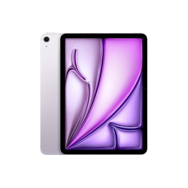 Apple iPad Air 11″ (M2): Liquid Retina Display, 256GB, Landscape 12MP Front Camera / 12MP Back Camera, Wi-Fi 6E + 5G Cellular with eSIM, Touch ID, All-Day Battery Life — Purple
