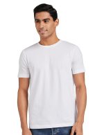 Amazon Brand - Symbol Men's Solid Cotton T Shirt | Round Neck | Half Sleeve | Plain-Regular Fit (Available in Plus Size and Combo Packs)