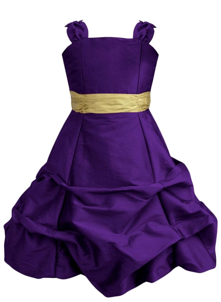 A.T.U.N. (ALL THINGS UBER NICE) Girl's Synthetic Bubble Hem Standard Length BGWN