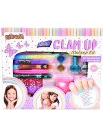 Mirada Lets Glam Up Nail Art Kit for Girls | Ultimate Return/Birthday Gift | Includes Hair Chalk, Tattoo Pen, Nail Polish & Glitter Accessories