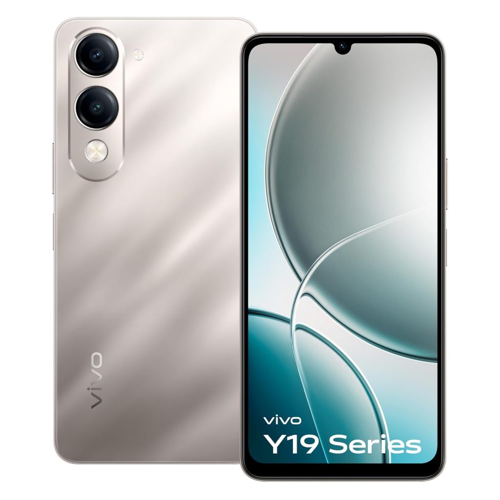 VIVO Y19 5G (Titanium Silver, 6GB RAM, 128GB Storage) with No Cost EMI/Additional Exchange Offers