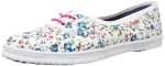 Bata Women’s Casual Ballerina Daisy - Trendy Silver White Flats for Everyday Style