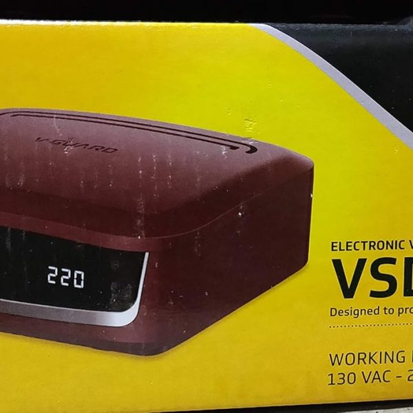 V-Guard VSDI 50 Digital Volt. Stab. for Refrigerator (165L to 300L, Red, Cherry)