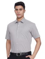 Amazon Brand - Symbol Men's Solid Cotton Blend Half Sleeve Regular Fit Formal Shirt