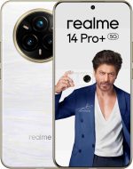 realme 14 Pro+ 5G (Pearl White, 8GB RAM, 256GB Storage) | 6.83" Curved AMOLED Display | 50MP Sony IMX896 OIS + 50MP Periscope Rear Cam | 6000mAh Battery | Snapdragon 7s Gen 3 Processor | 80W SUPERVOOC