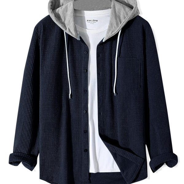 Noble Monk Men's Solid Regular Fit Shirt