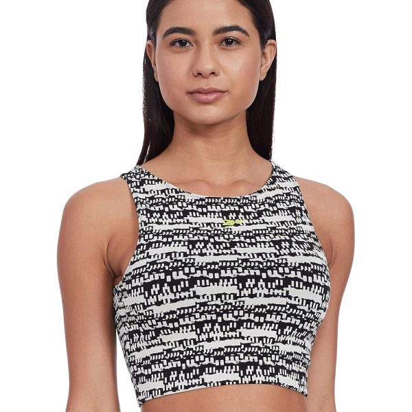 Reebok Women's Solid Slim Fit Tops