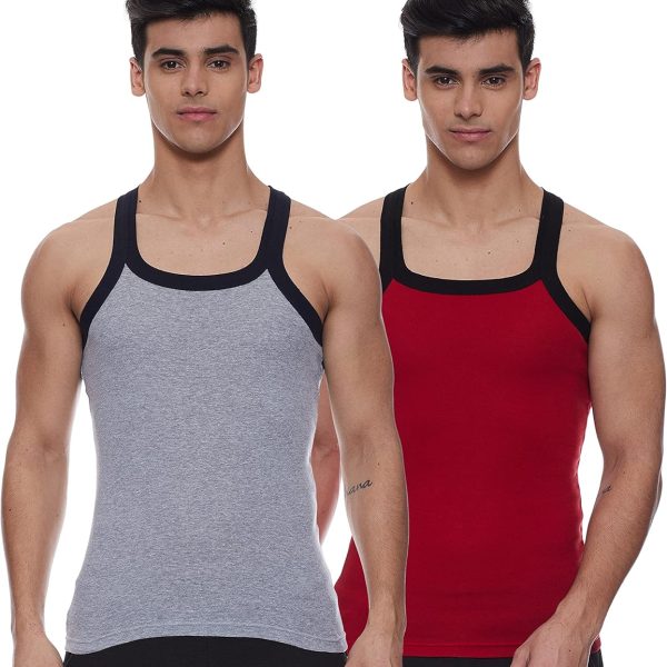 Dixcy Scott Men's Solid Regular Fit Vest