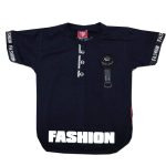 Kid's Care Boys'Printed Basic Regular Fit Solid Color T-Shirt(8398BLK-24_Black_24_4-5 Years)