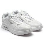 ASIAN Men's BOSTON-01 White Casual Sneaker Shoes with Synthetic Upper Lightweight Comfortable Mid Top Sneaker Shoes for Men's & Boy's