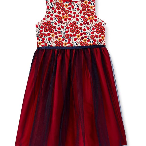 A.T.U.N. (ALL THINGS UBER NICE) Girls Embroidered Skater Knee Length Party Dress for Girls