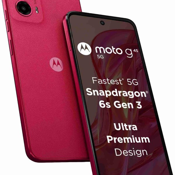 Motorola G45 5G (Viva Magenta, 8GB RAM, 128GB Storage)