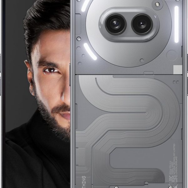 Nothing Phone (2a) Plus (Grey, 8GB RAM, 256GB Storage) | Up to 16GB RAM | Dimensity 7350 Pro 5G Processor | 50MP + 50MP | 50MP Front Camera | 6.7" AMOLED Display | 56 Minutes Charge of 100%