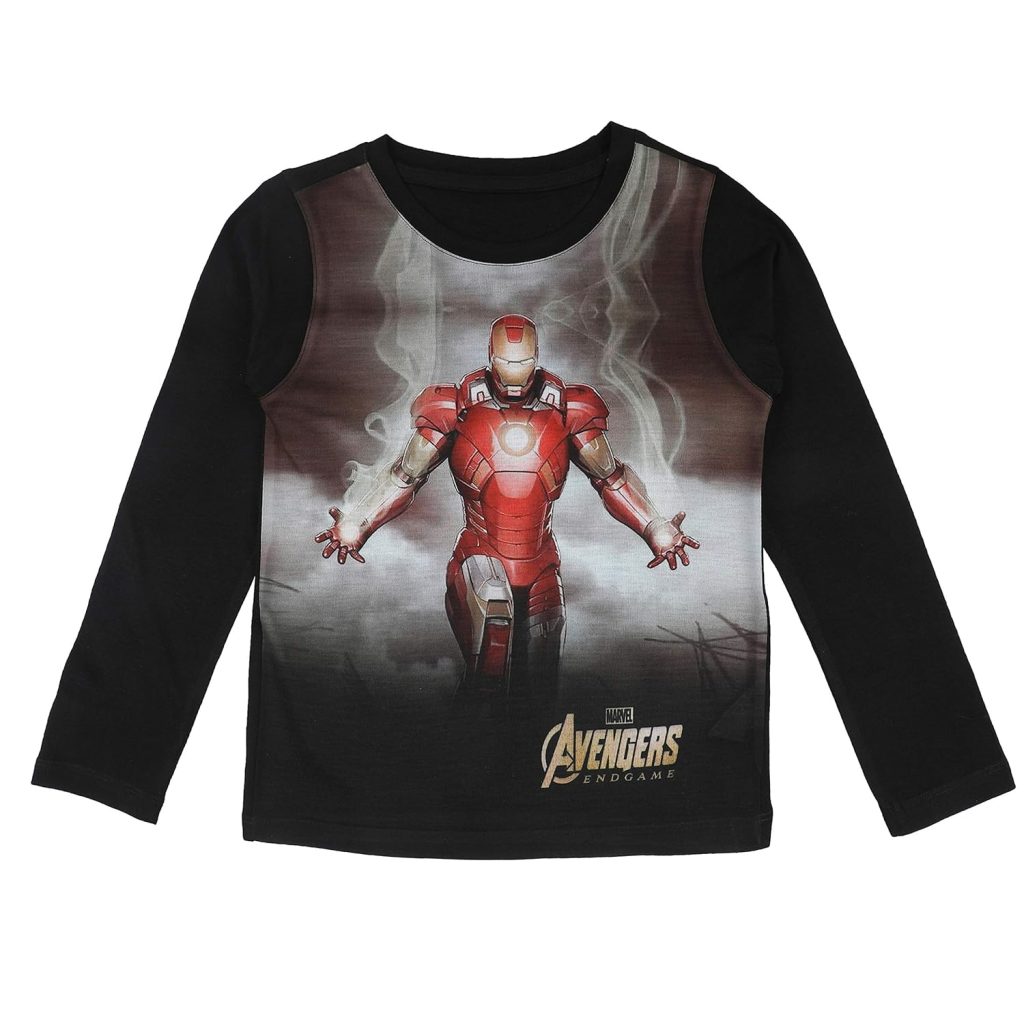 Marvel Avengers by Wear Your Mind Boy's Regular Fit Long Sleeve Top