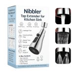 Nibbler ® Tap Extender for Kitchen Sink, Flexible Faucet with Tap Extension for Convenient Use Upgrade Your Kitchen Sink with Flexible Tap for Easy Access (Alpha 1)
