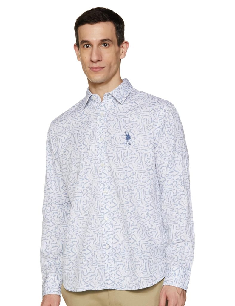 U.S. POLO ASSN. Men's Cotton Regular Fit Shirt