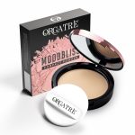 Orgatre MoodBliss Compact Powder for Women - Matte Finish, Oil Control, Long-Lasting, Lightweight & Buildable for Oily & Dry Skin (Natural Beige, 9 gm)