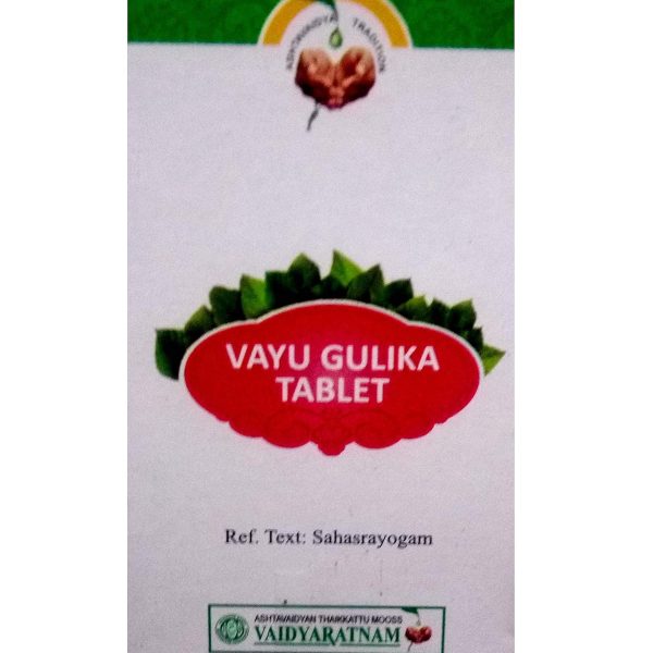 Ayupra Wellness Vaidyaratnam vayugulika tablet 100 nos with free pachak methi, Multicolour, 2 Count (Pack of 1)
