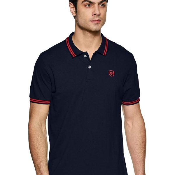 Max Men's Cotton Slim Fit Polo T-Shirt