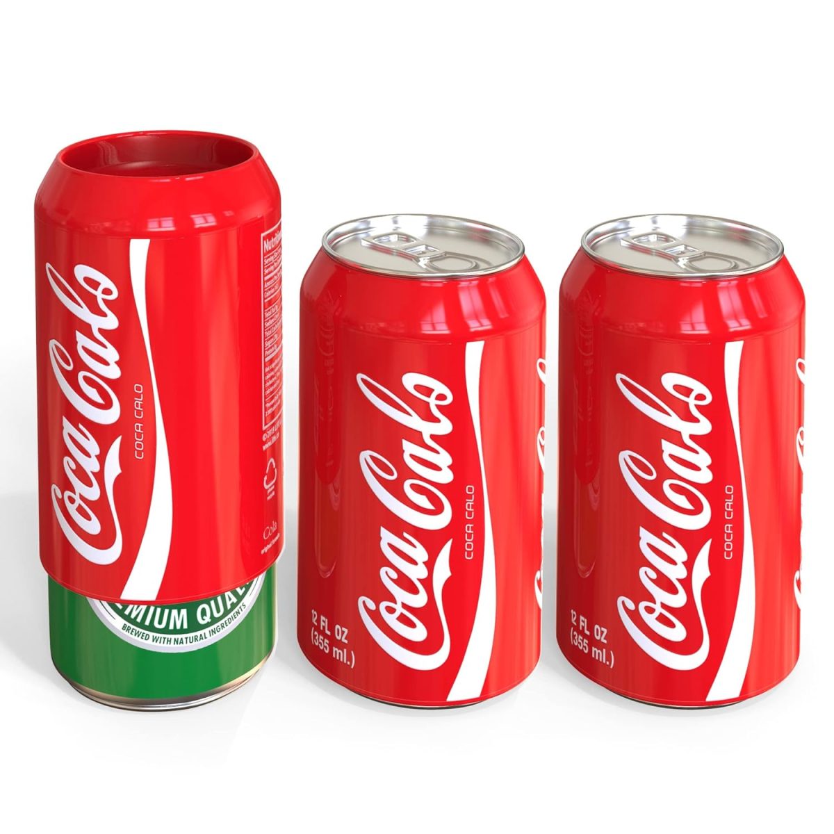 Skywin Silicone Can Sleeve (3 Pack) - Beer Can Cover can Hides Beer Can by Disguising it as a Can of Soda