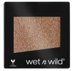 Wet n Wild, Color Icon Glitter Single Eyeshadow Powder, Shiny Single Eyeshadow With Hydrating Formula And Silky Texture, Professional Glitter For Makeup, Nudecomer-1.4G Shimmery Finish