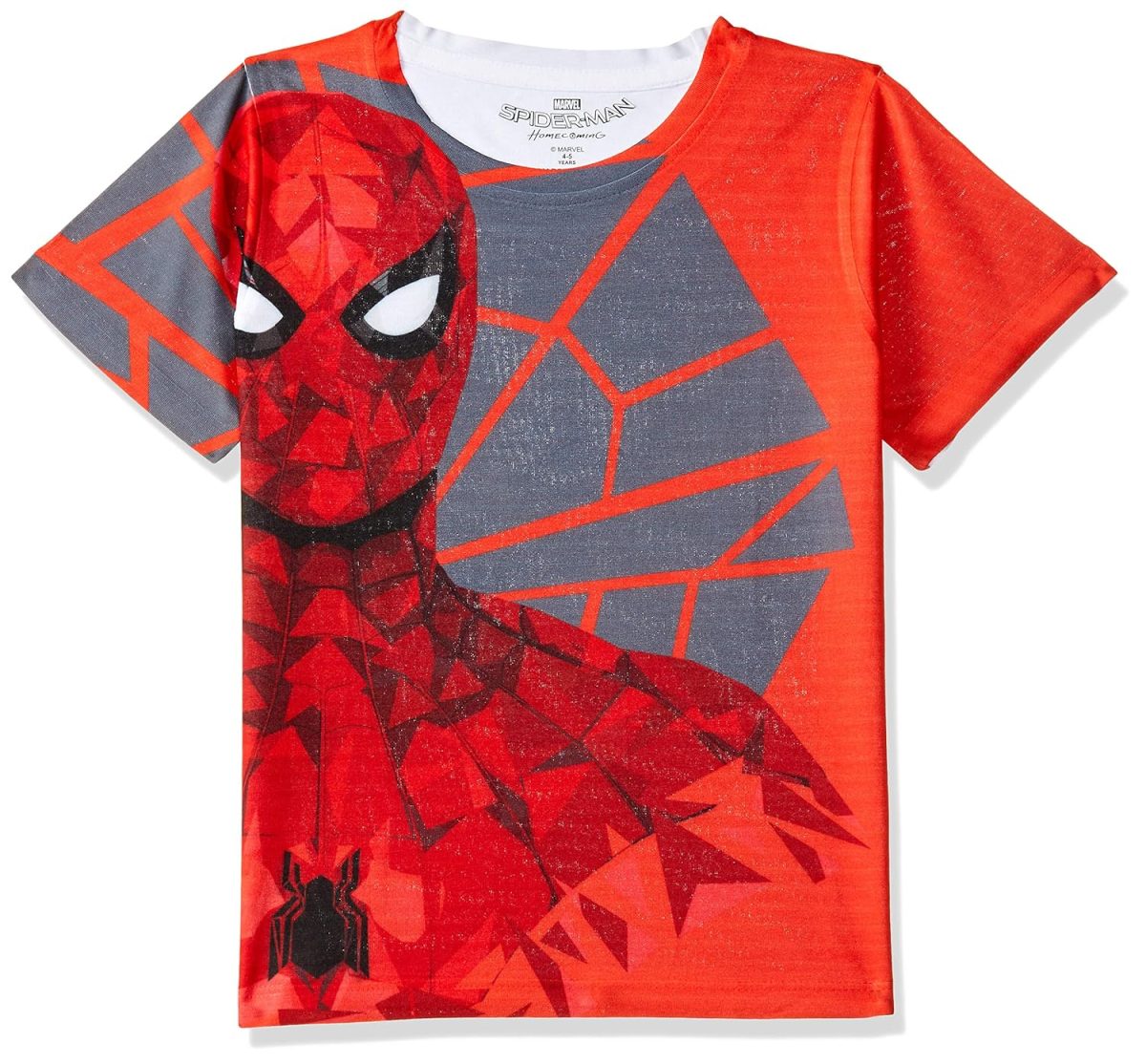Marvel Spiderman by Wear Your Mind Boy's Regular fit T-Shirt