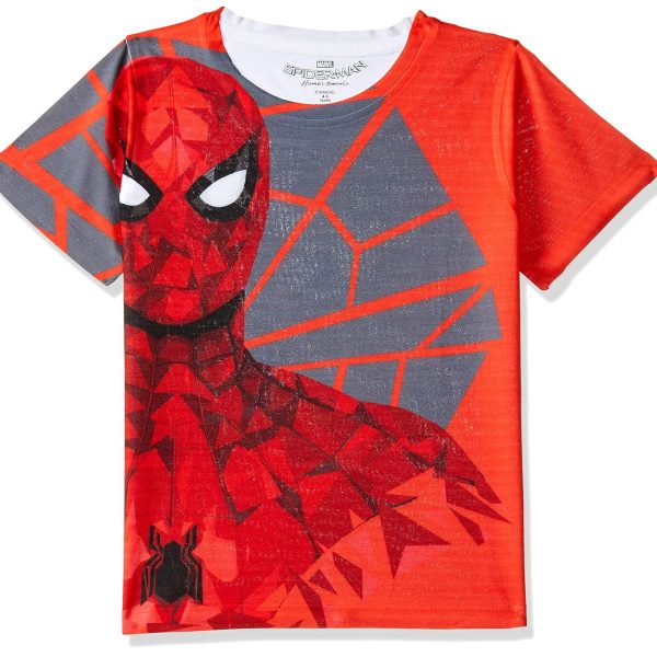 Marvel Spiderman by Wear Your Mind Boy's Regular fit T-Shirt