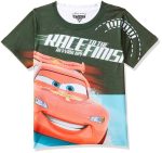 Cars by Wear Your Mind Boy's Regular Fit T-Shirt