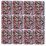 GNR Multicolor Bindi Daily Use Simple Forehead Bindi for Women - Pack of 12 Boxes (Size : 2 mm Each)